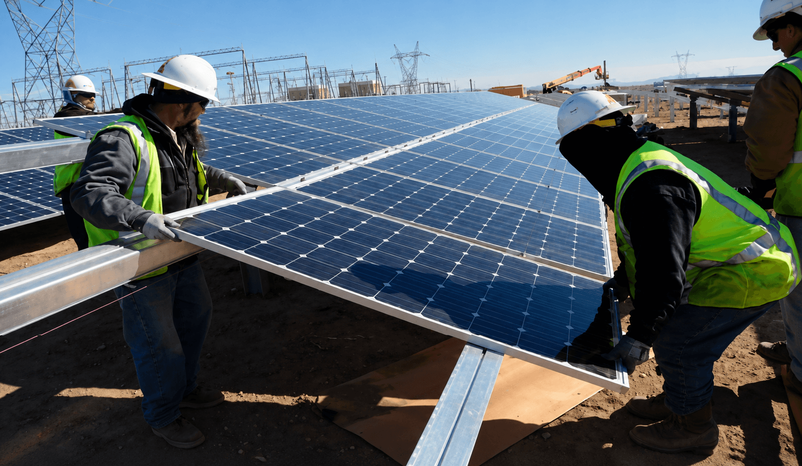 Solar panel installation
