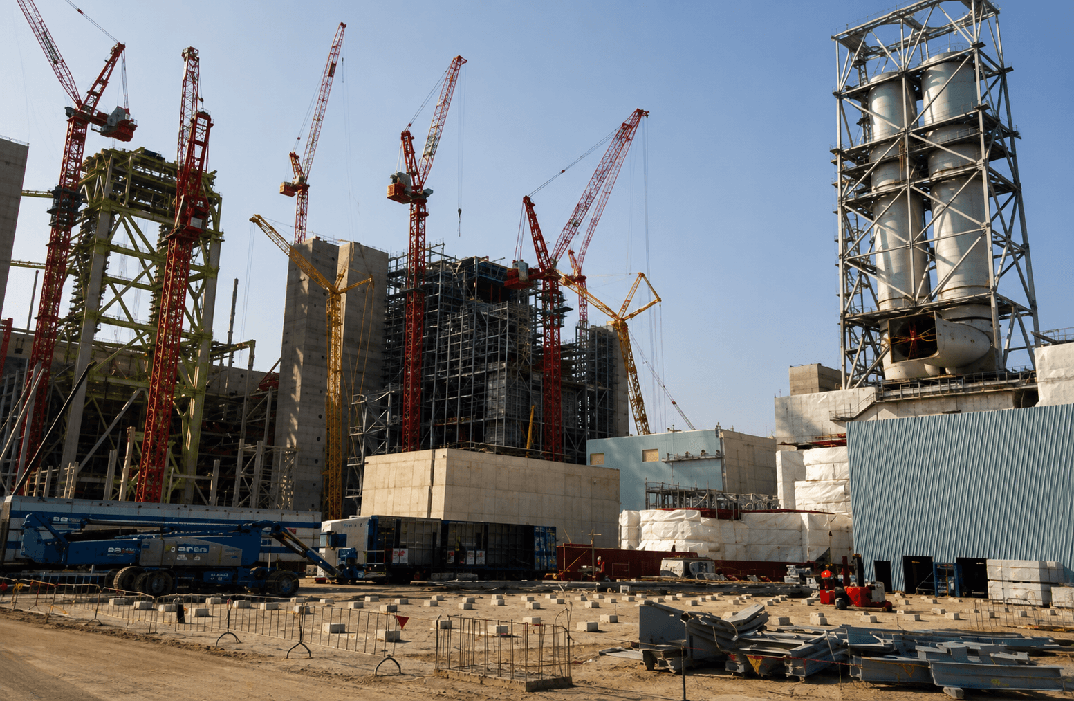 Industrial construction work